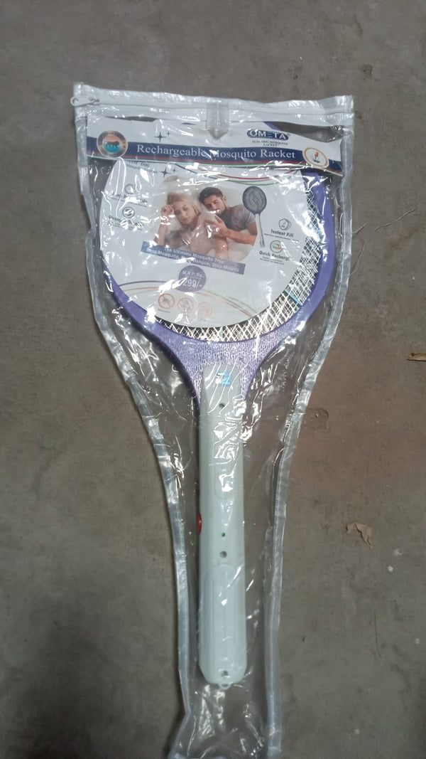 Rechargeable Mosquito Killer Racket – Electric Fly Swatter (1 Pc, Quality Assured)